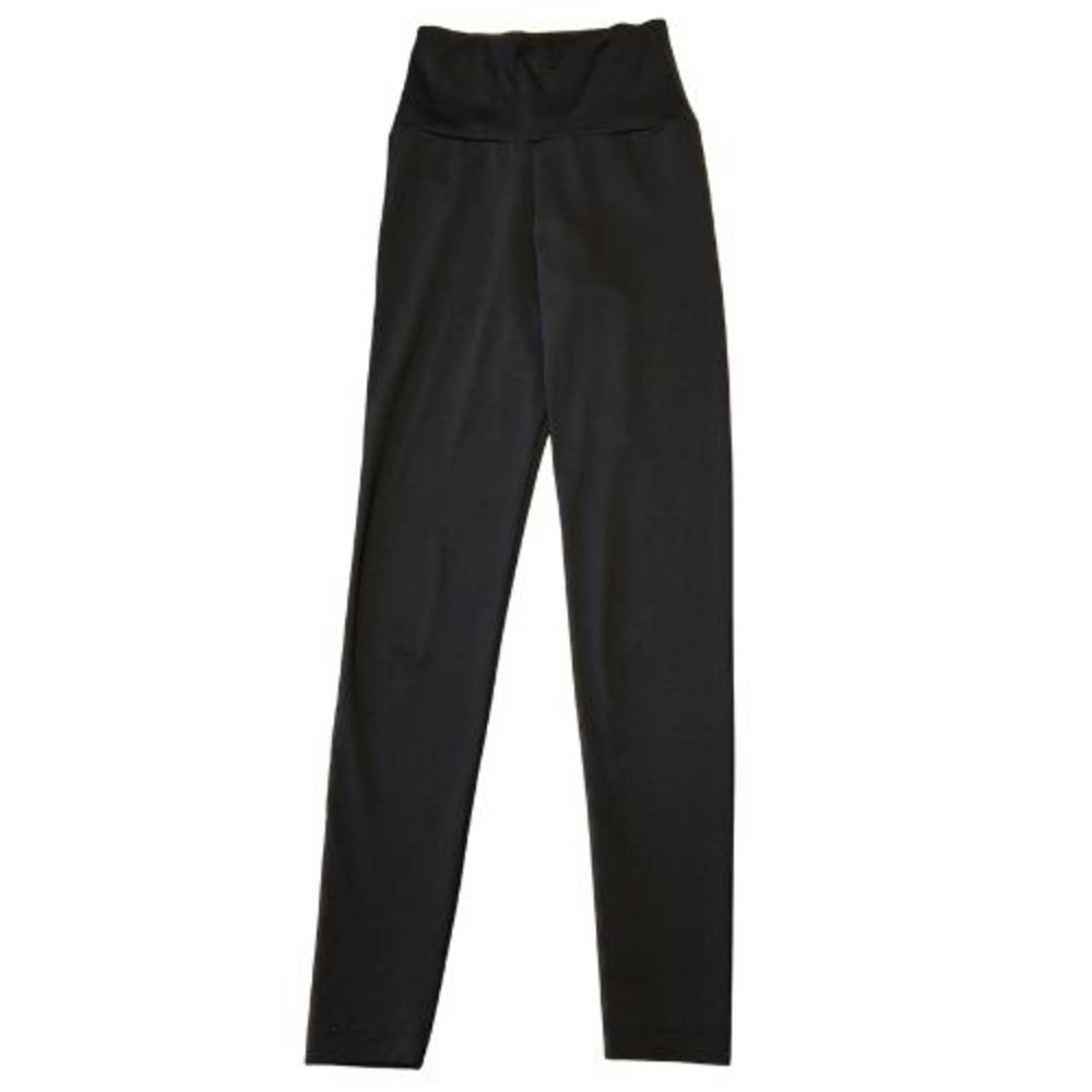 Varsity Spirit M Black High Waist Athletic Leggings Women Dance Compression Yoga